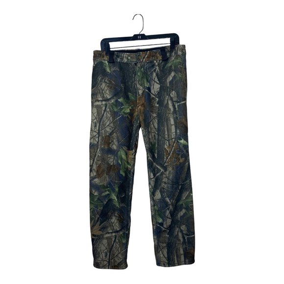Men's medium Warm Camo Pants Thermofleece New Zealand EUC Hard to Find - Picture 2 of 14